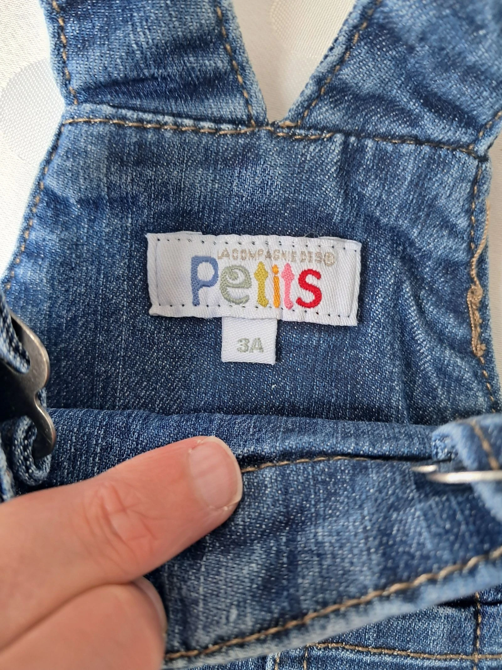 Denim overalls size 3 years new – photo 3